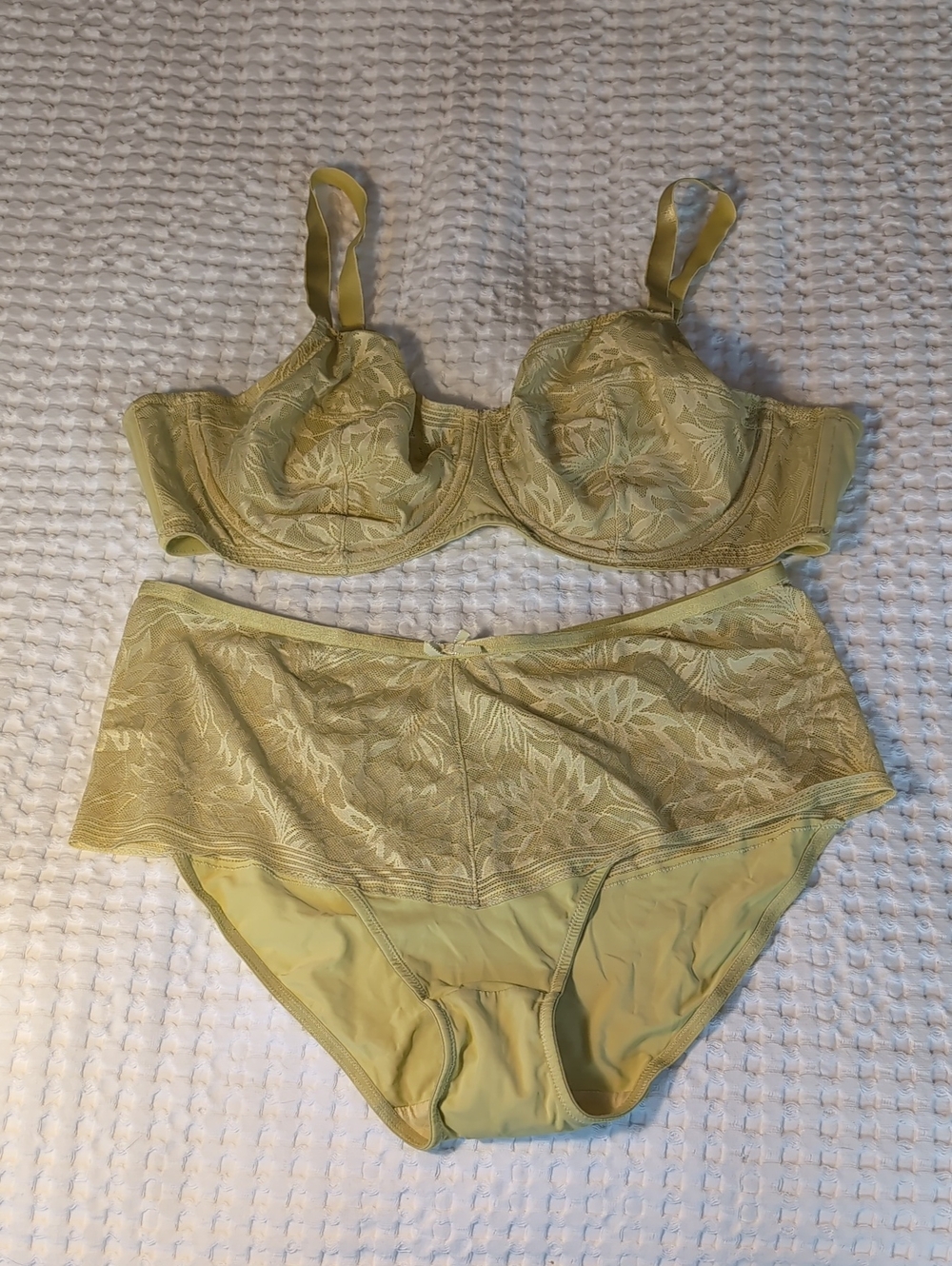 Lace Full Coverage Bra & Brief Set